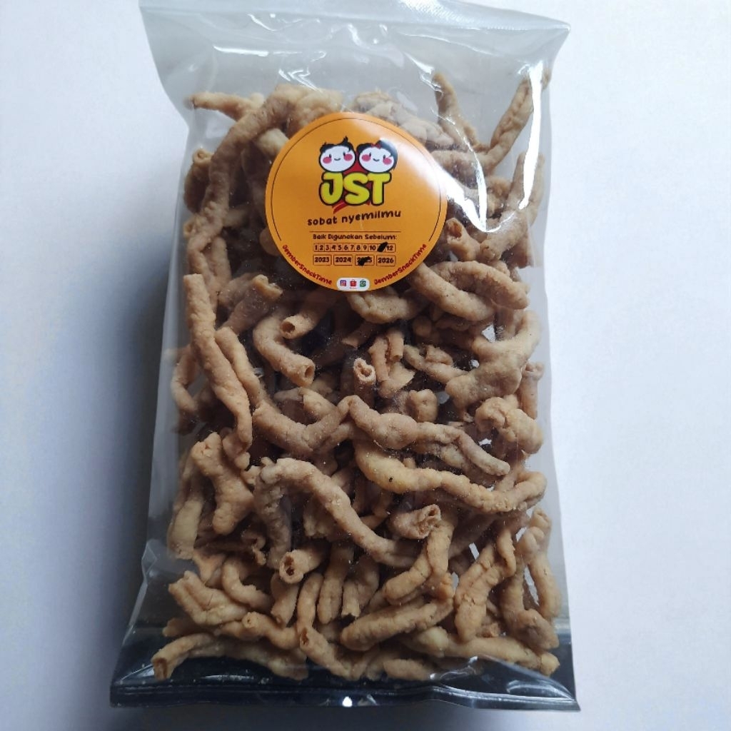 

[1kg] Kripik usus Kripsus Crepsus Usus Crispy Jember Snack Time
