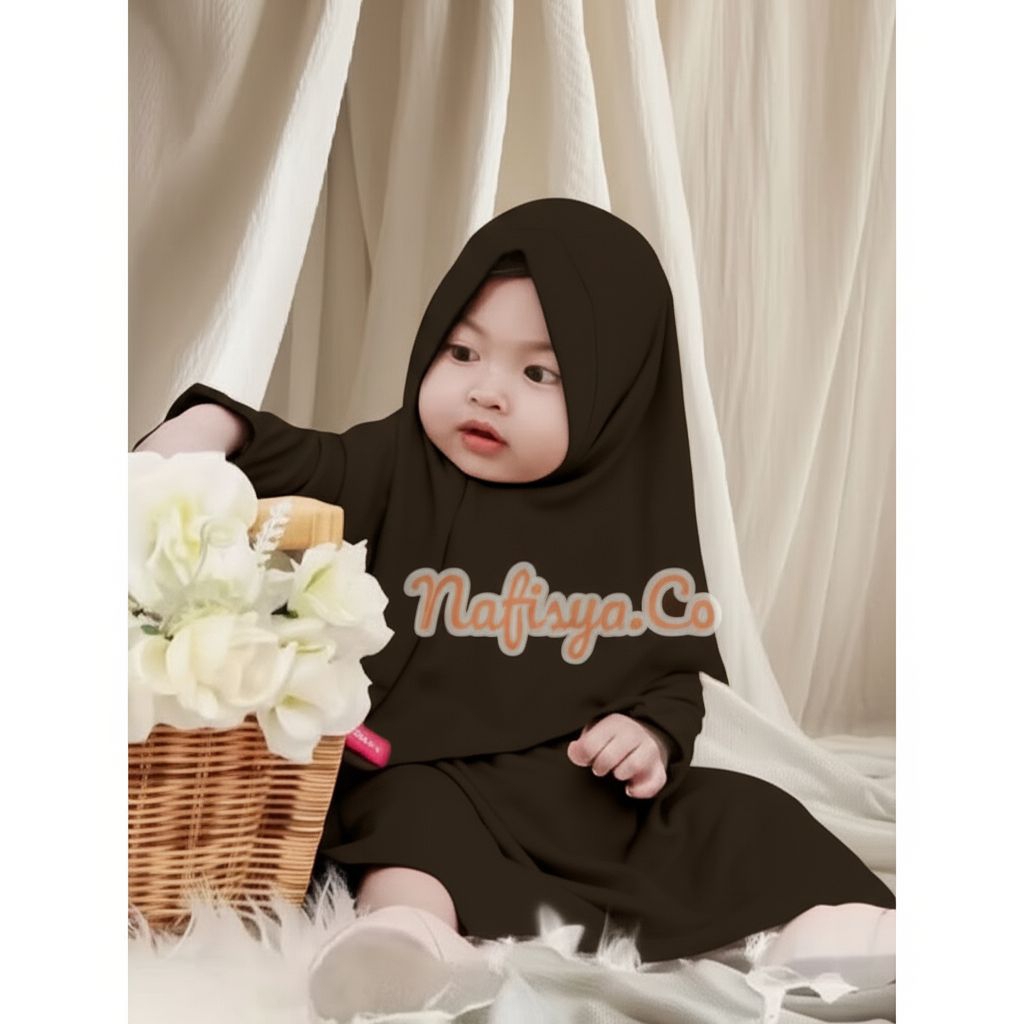 Baju Gamis anak perempuan usia 0-18 bulan Baju bayi perempuan 0 6 bulan Gamis Bayi perempuan 6 12 bu