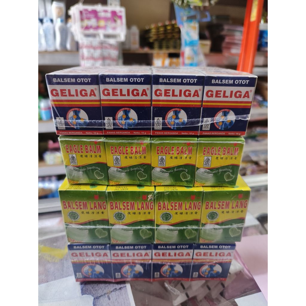 (1 LUSIN/12 PCS) BALSEM/GELIGA