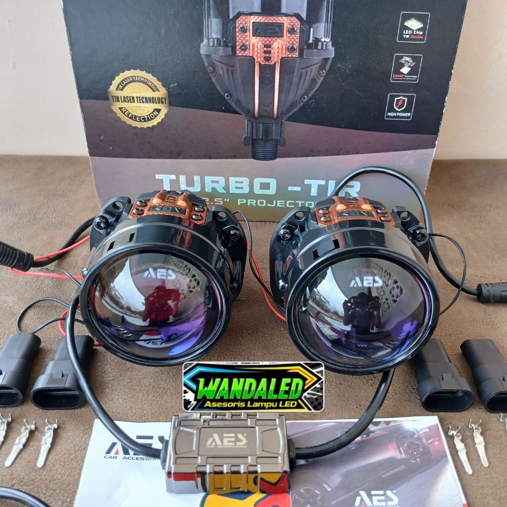 BI-LED PROJECTOR AES TURBO SE TIR 2,5 INCH 60 WATT AES PROJECTOR - SATUAN FLUS DEVIL EYE