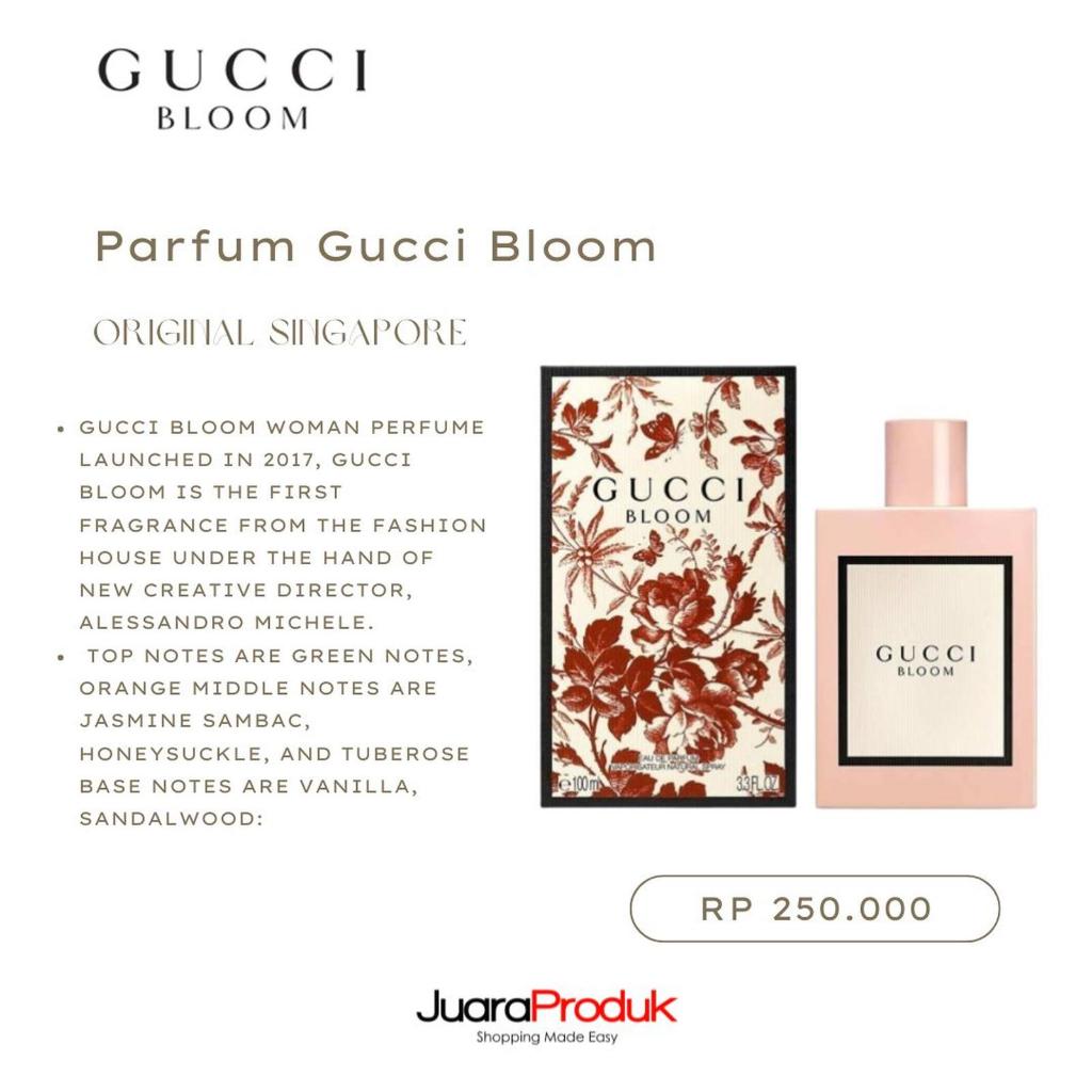 Parfum Gucci Bloom Original Singapore