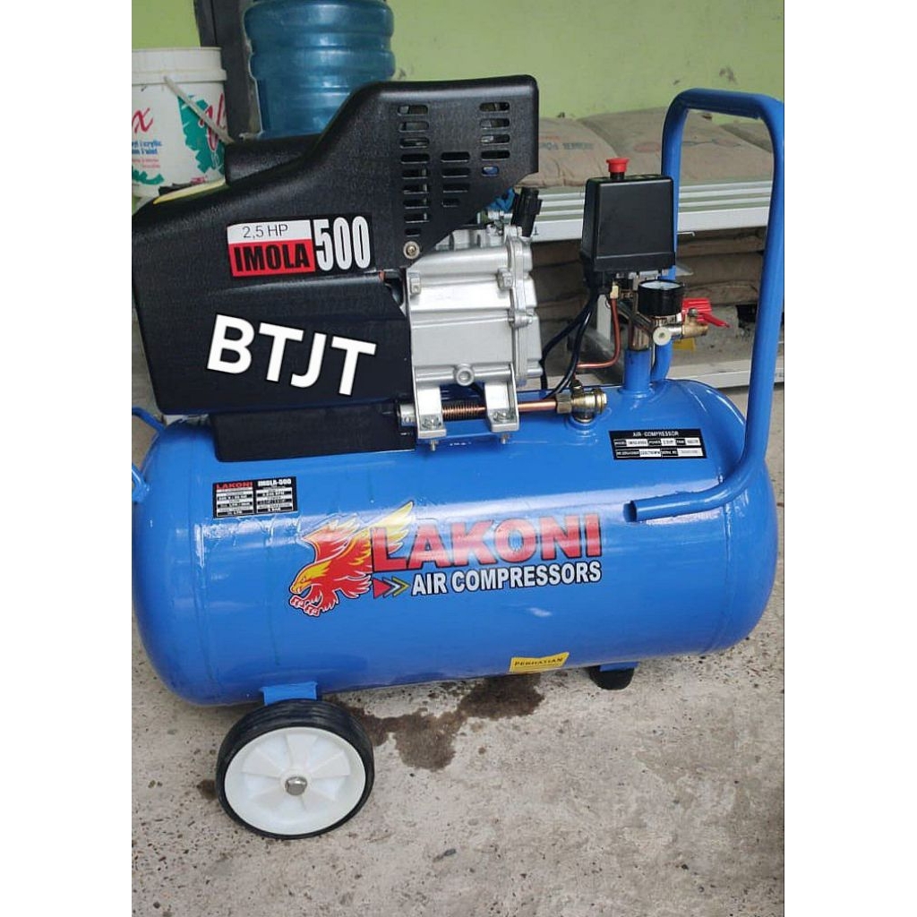 COMPRESSOR KOMPRESOR UDARA ANGIN LISTRIK 2.5HP 2,5 HP LAKONI IMOLA 500 Tenaga 2.5 HP