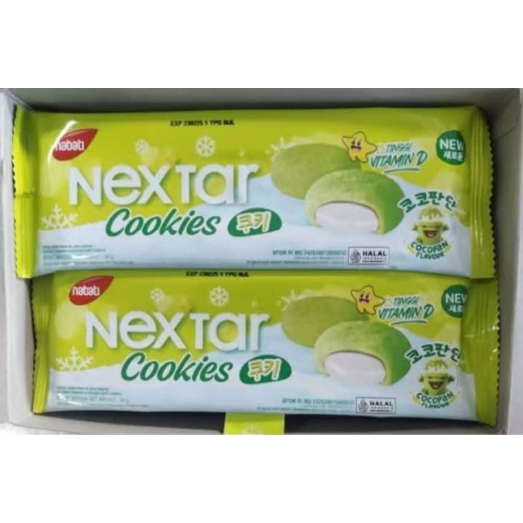 Nextar cookies 1kerton isi 8 box ,1box isi 10pcs
