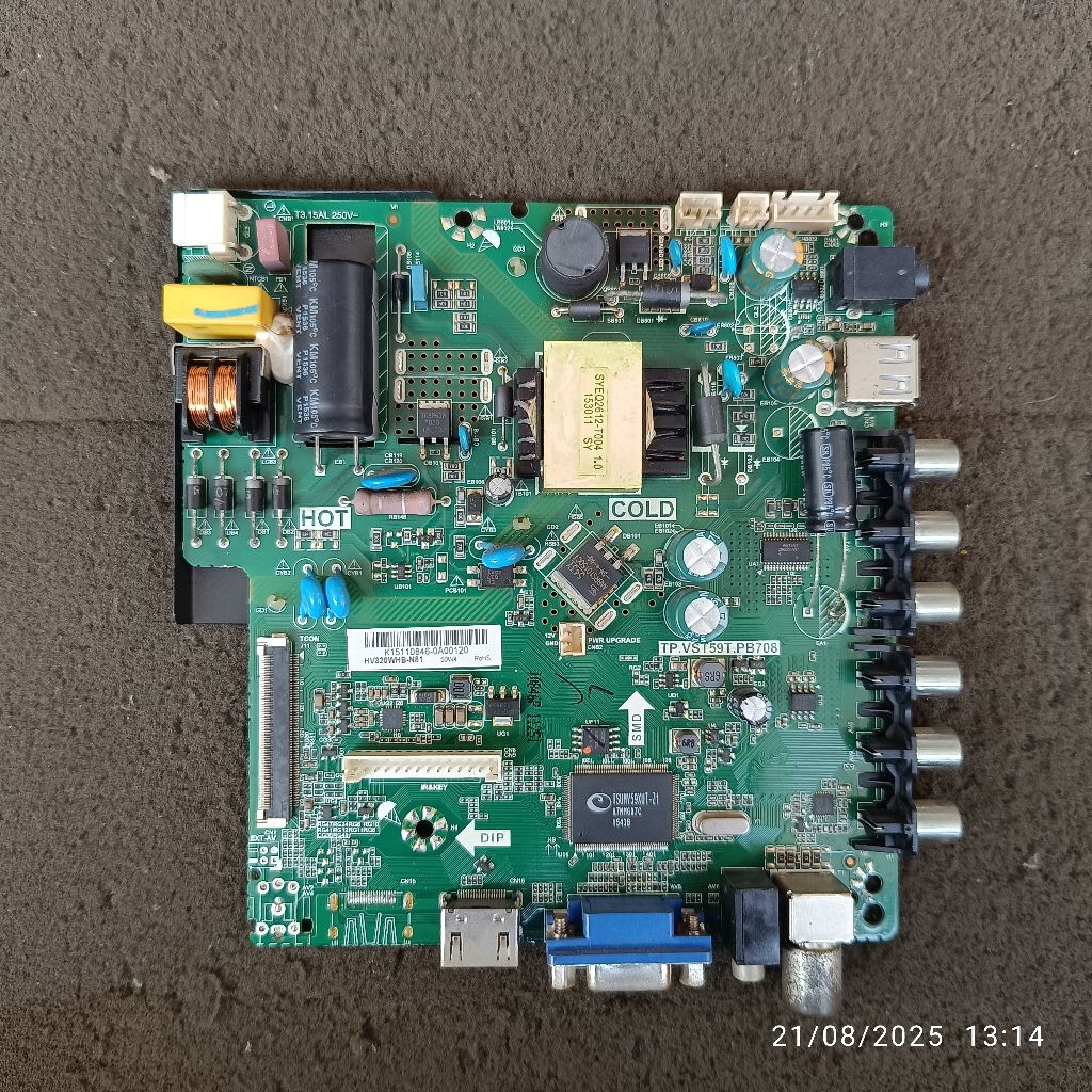 Mb module Mainboard asli cabutan led tv televis cina universali IKEDO 32 inch normal
