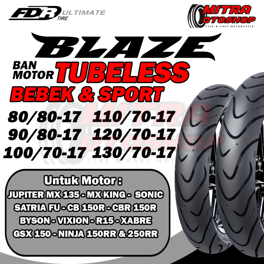 FDR TL BLAZE RING 17 Ban Motor Tubeless