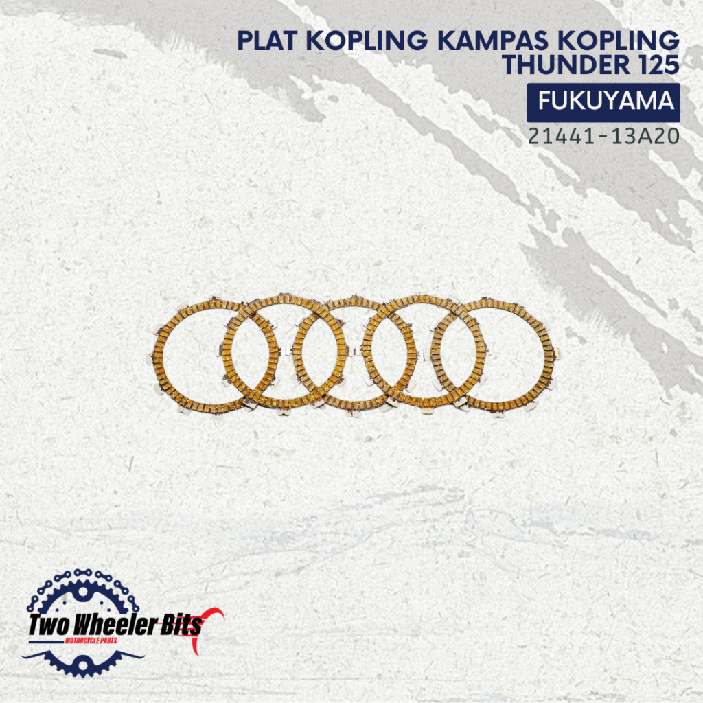 Fukuyama Plat Kopling Kampas Kopling Thunder 125