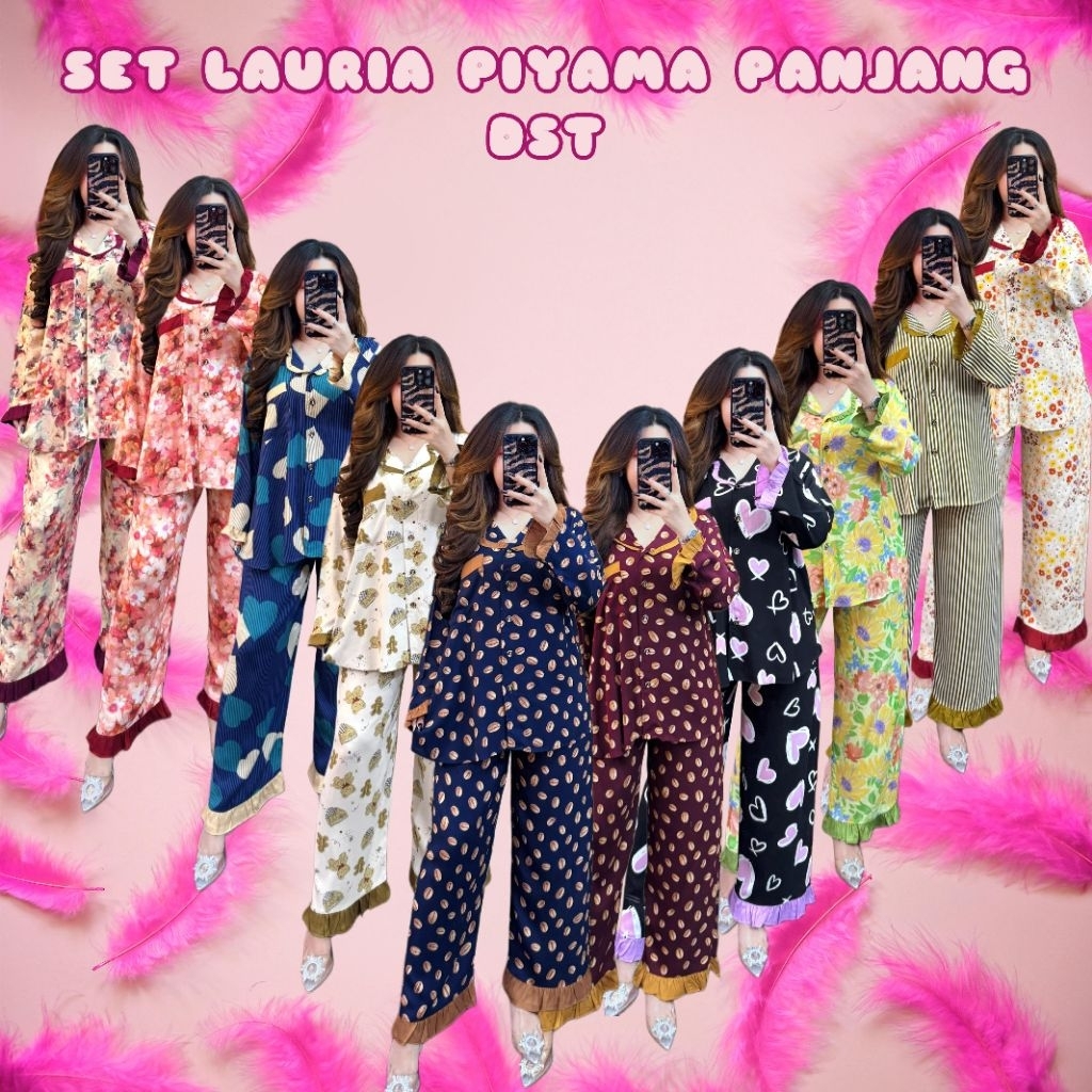 Set Lauria Piyama Panjang By Dst Collection