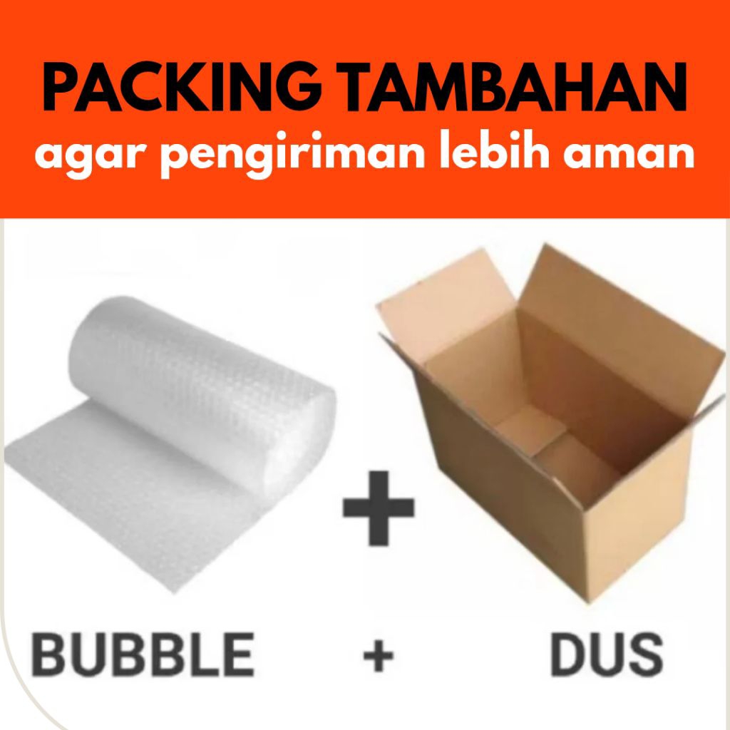 

EXTRA BUBBLE WRAP / TAMBAHAN BUBBLE WRAP UNTUK PACKINGAN AMAN