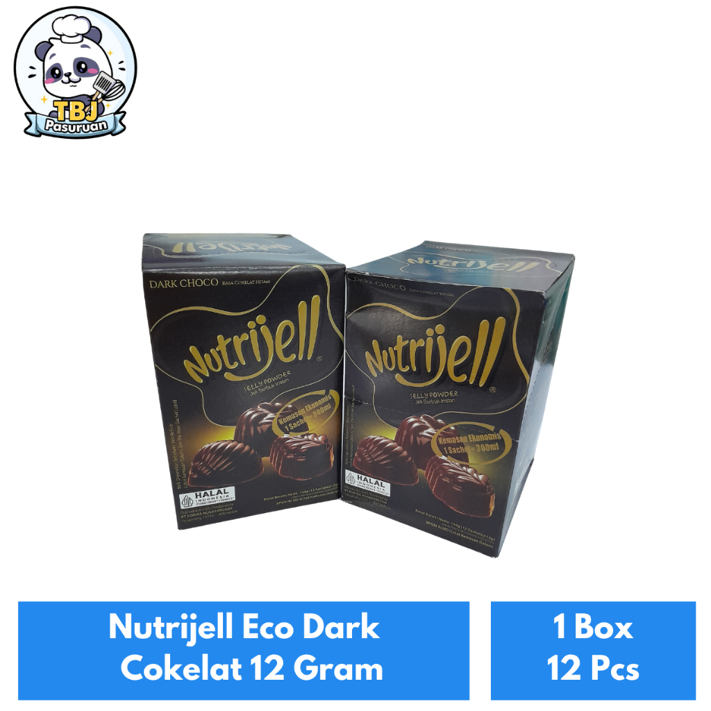 

Nutrijell Eco Dark Cokelat 12 Gram Kemasan 1 Box Isi 12 Pcs