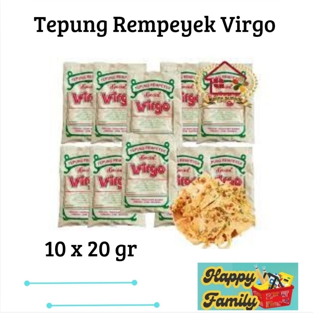 

Tepung Rempeyek Cap Virgo Isi 10 Pcs