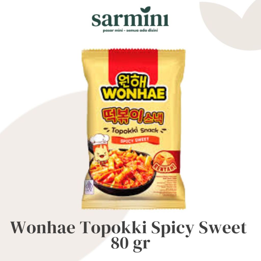 

Wonhae Topokki Snack Spicy Sweet 80 gr