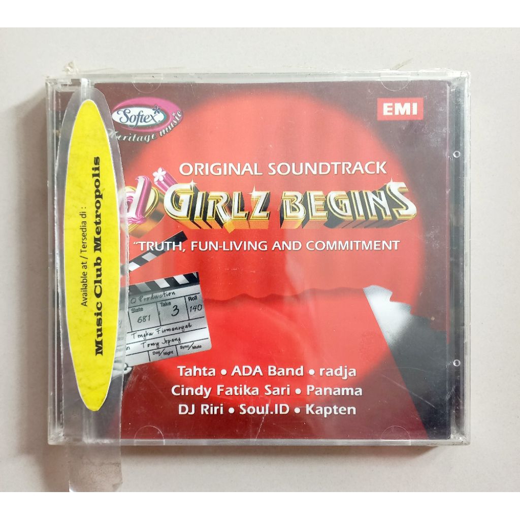 CD OST. D'GIRLZ BEGINS (TAHTA, KAPTEN, RADJA) (EMI)