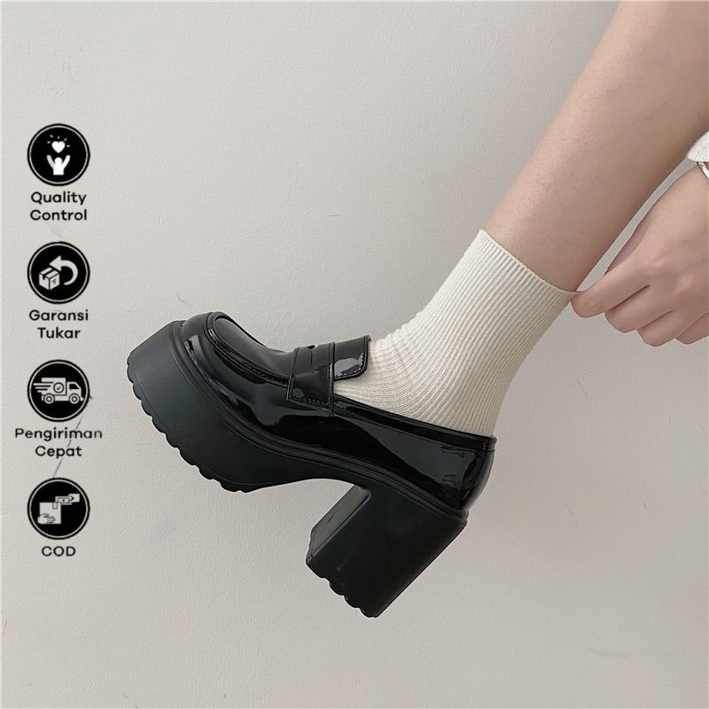 Oxford Wanita Baru Sepatu Gaun Mode Sepatu Bot Wanita Korea COD Baru Sepatu Gaun Mode Sepatu Bot Wa