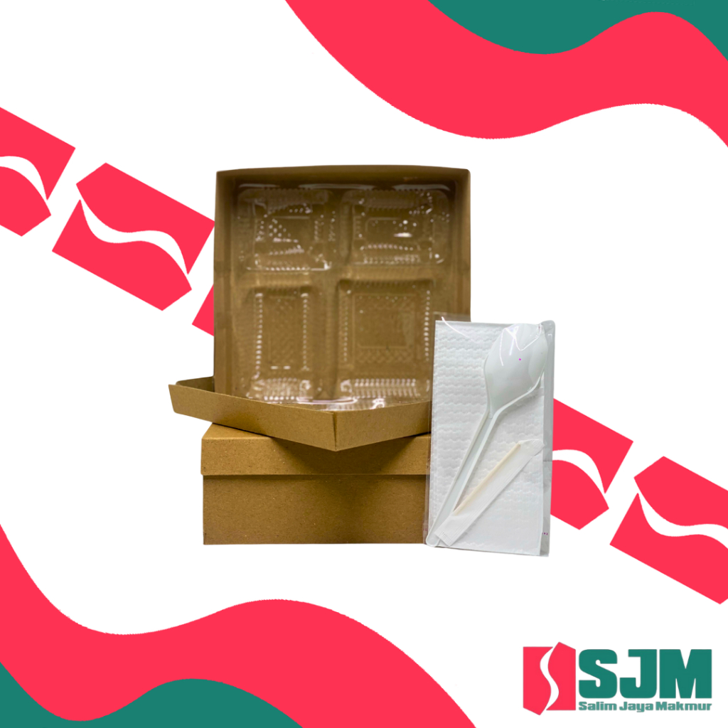 

Dus Makanan Kraft 18x18x7 LUB – Kotak Nasi & Snack Polos, cocok untuk UMKM, kotak packing ekonomis, mudah dilipat