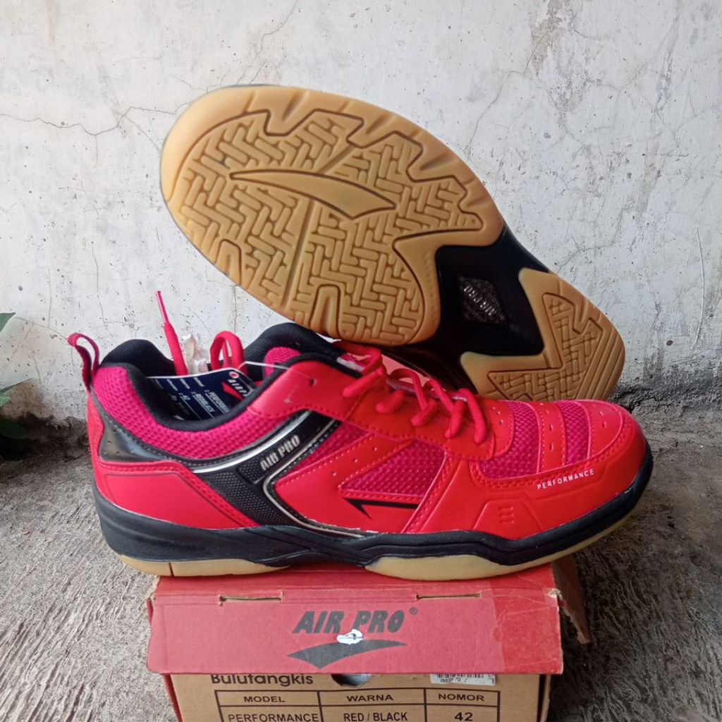 sepatu badminton air pro performance original minus