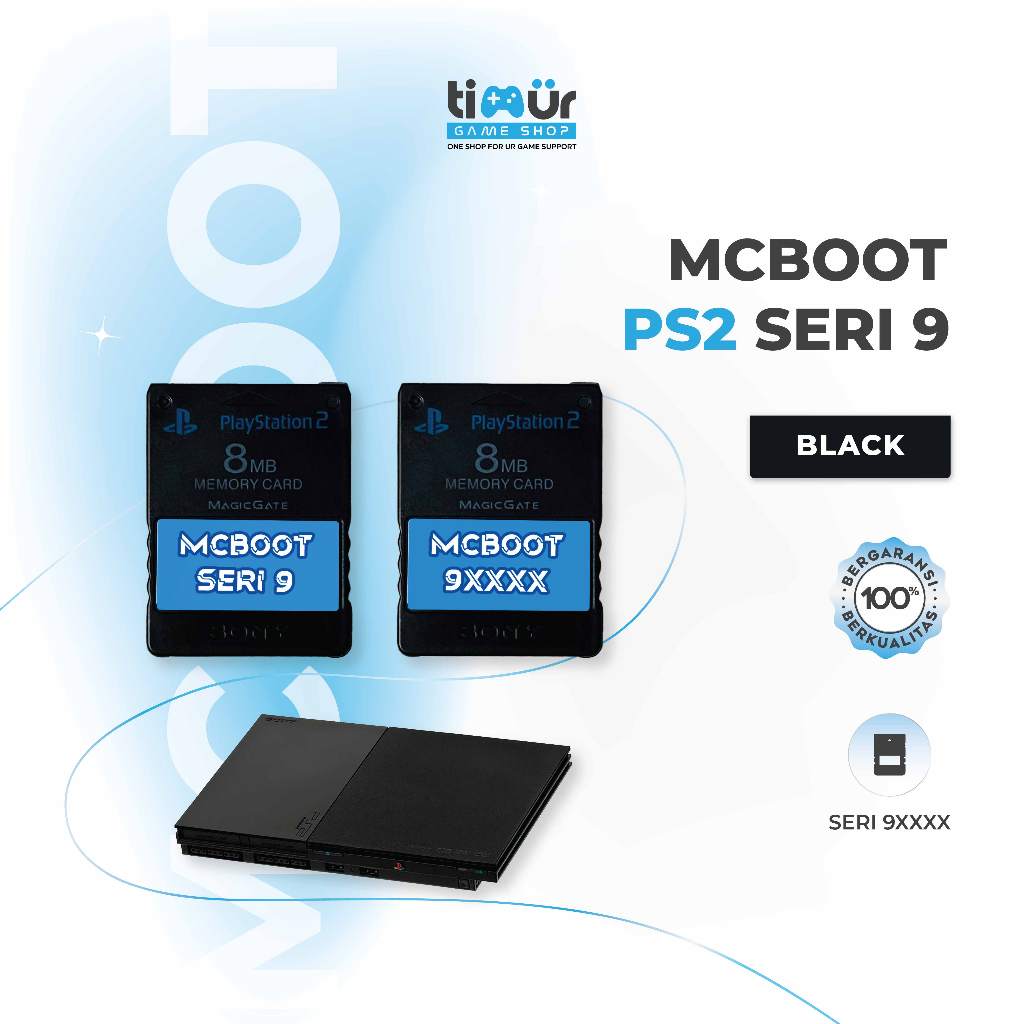 Memory Card Free MCboot Ulaunch MC PS2 Fat Slim Harddisk Seri 9 Baru