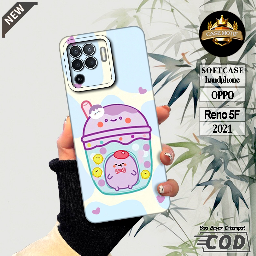 Case OPPO RENO 5F Casing OPPO RENO 5F 4G Terbaru 2021 Aksesoris Softcase Casing Silikon Case Hp