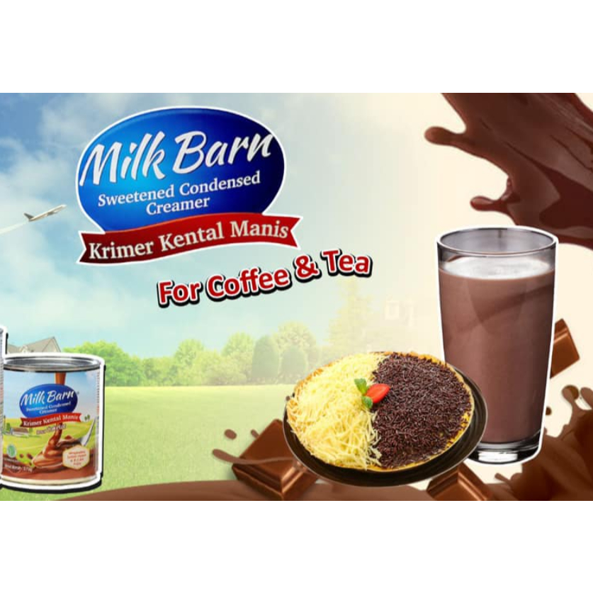 

PAKET HEMAT BUNDLING Milk Barn Krimer Susu Kental Manis - Varian Coklat 500GR x 6 Kaleng