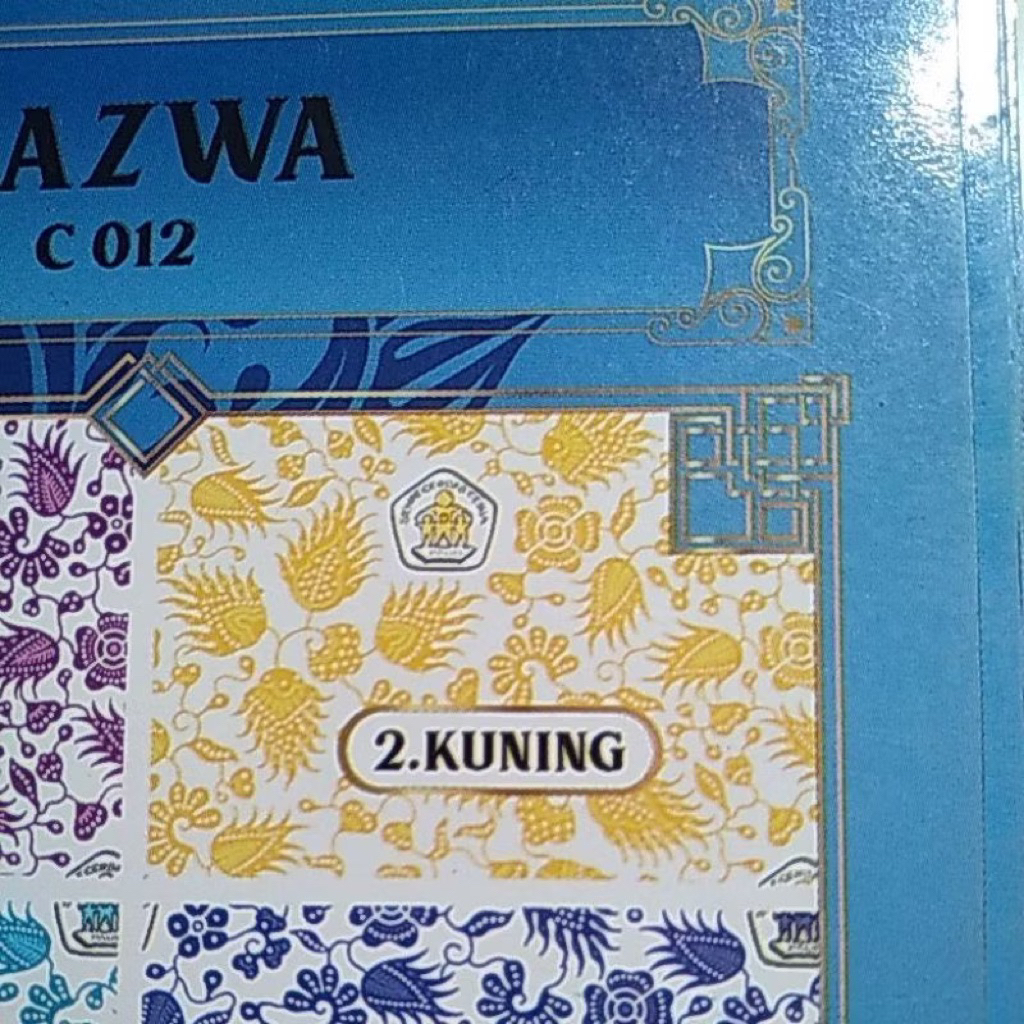 SERAGAM BATIK PAUD/TK WARNA KUNING