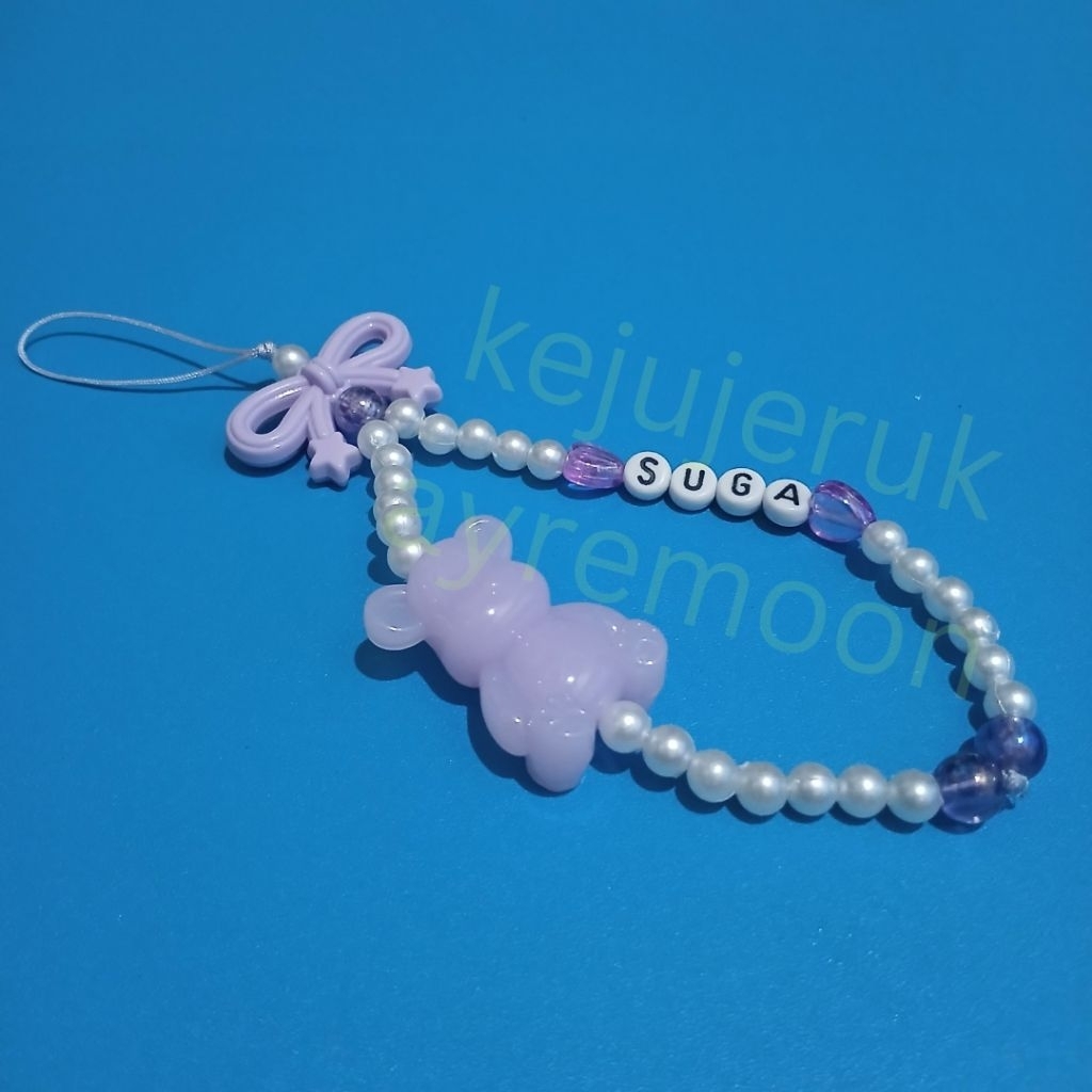 BTS ARMY KPOP IDOL | Gantungan Kunci Tas Gantungan Handphone Strap Phone Gelang | BTS Korea Keychain