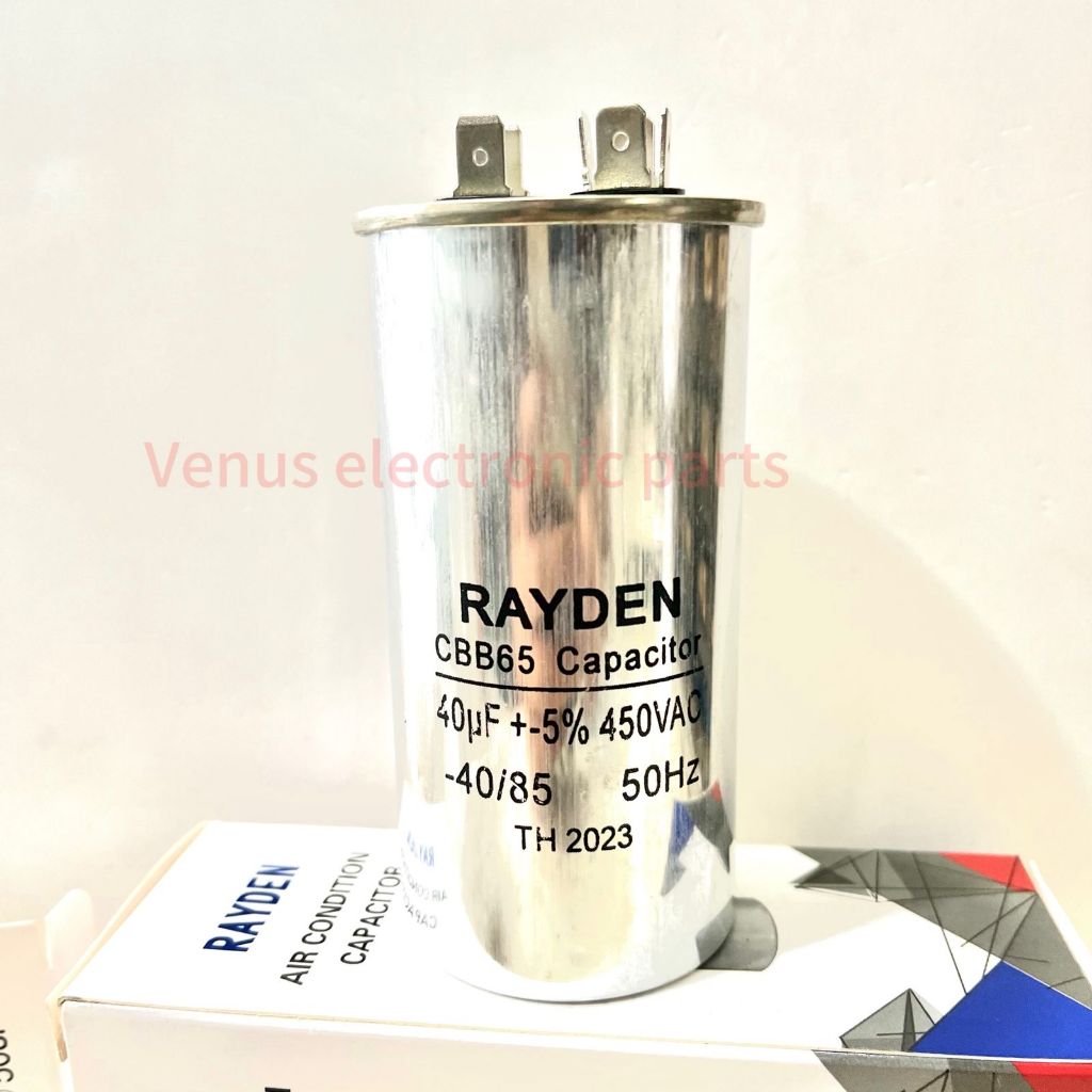 Kapasitor CBB65 40uf 450V Kaleng