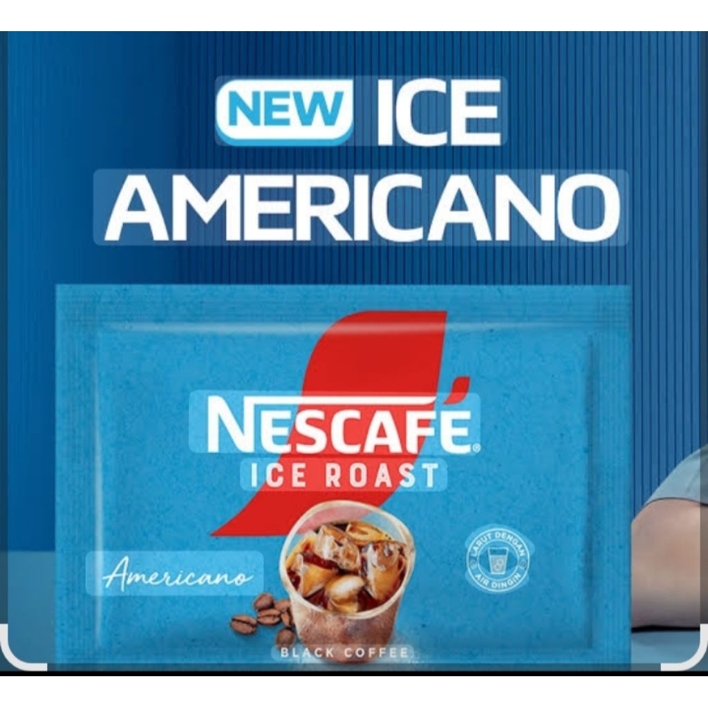 

Nescafe Americano 1 renteng isi 10 kemasan biru