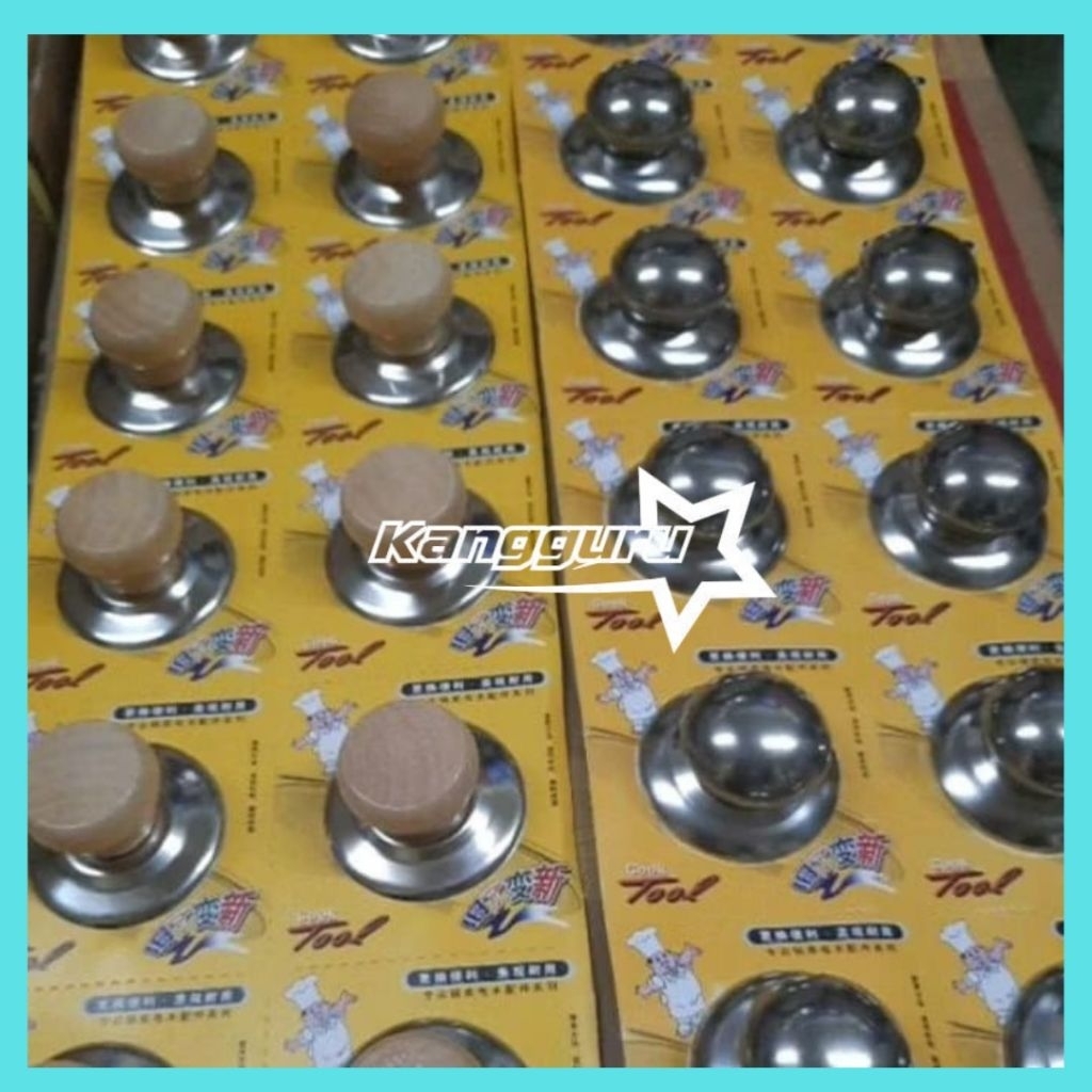 KANGGURU KnopTutup Panci Stainless Steel/Pegangan Panci