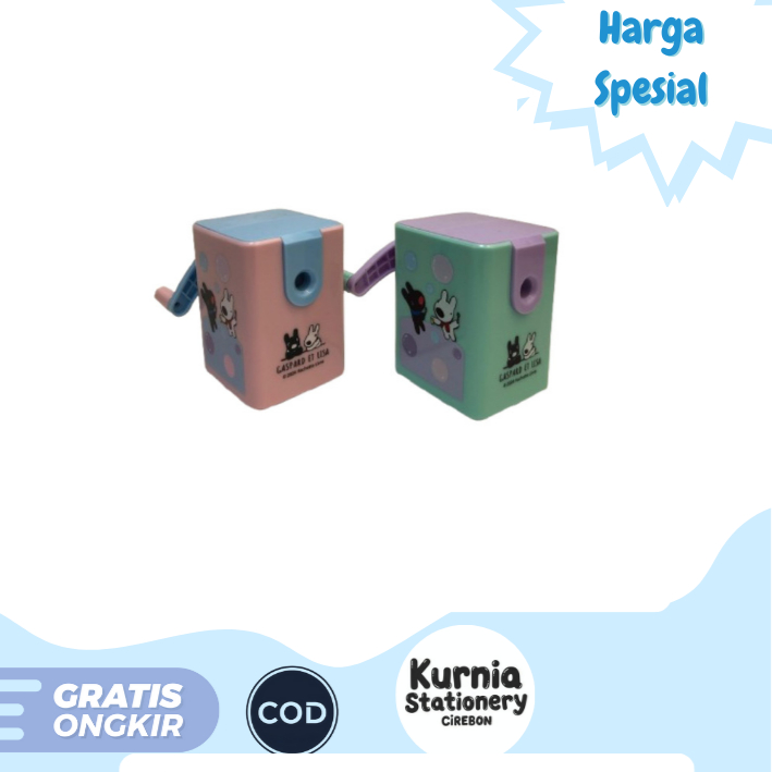 

M&G Sharpener Geomatic Shape Gaspard Et Lisa / Rautan Putar QPS906U0