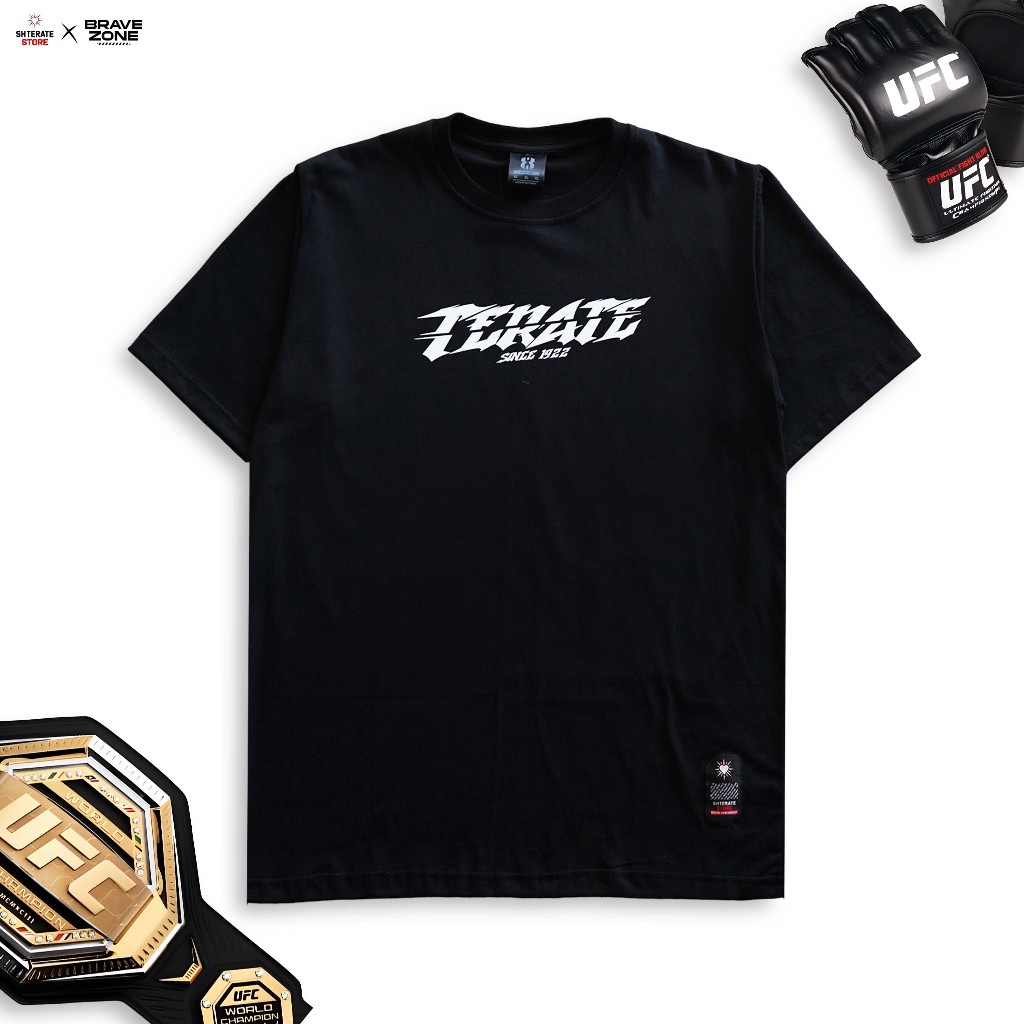 KAOS PSHT 24S | T-SHIRT PSHT SLASH  - BLACK | KAOS PSHT SIMPLE