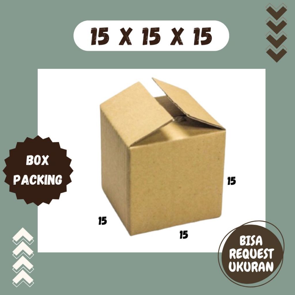 

Kardus 15x15x15 Packing Olshop Box A1 Dus Kotak Kemasan Air Minum Botol gelas Madu Parfum Minyak