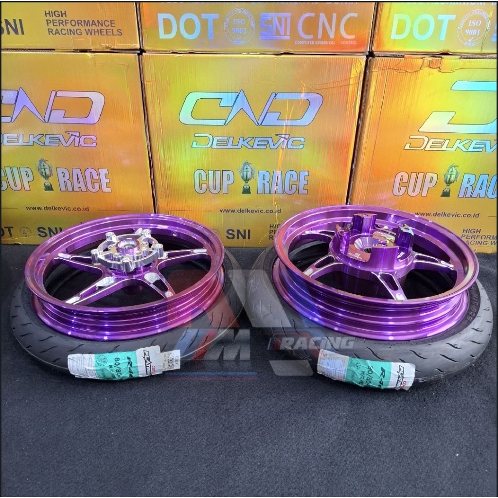 Paketan TerMurah Velg Delkevic K Speed PCX 160 ABS / CBS Velg 185/250-14 Uk Ban Corsa R46 Tubles dep