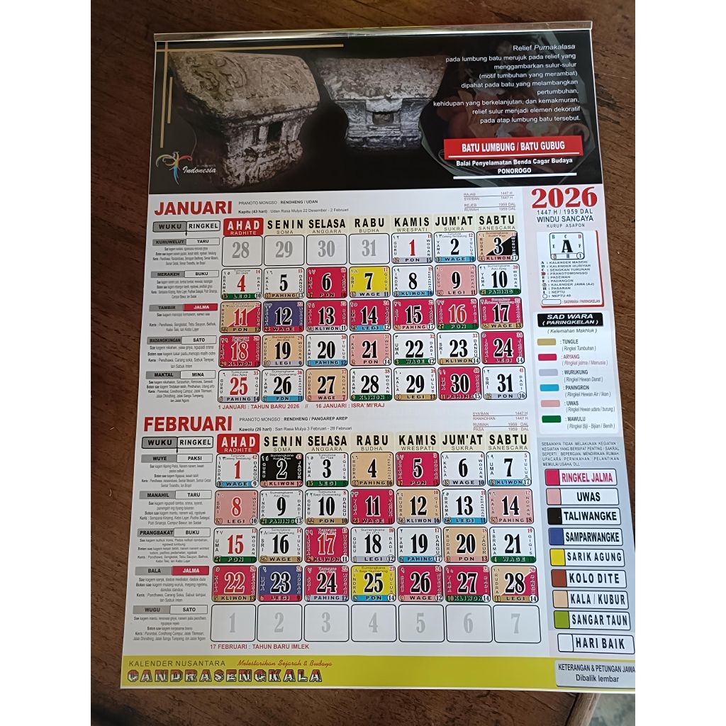 

Kalender Jawa Candrasengkala Ponorogo 2026