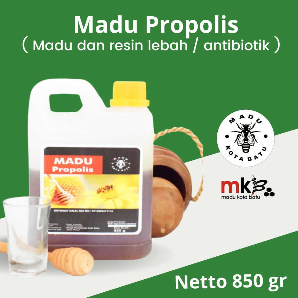 

Best Seller Madu Propolis - Madu Kota Batu kemasan jerigen
