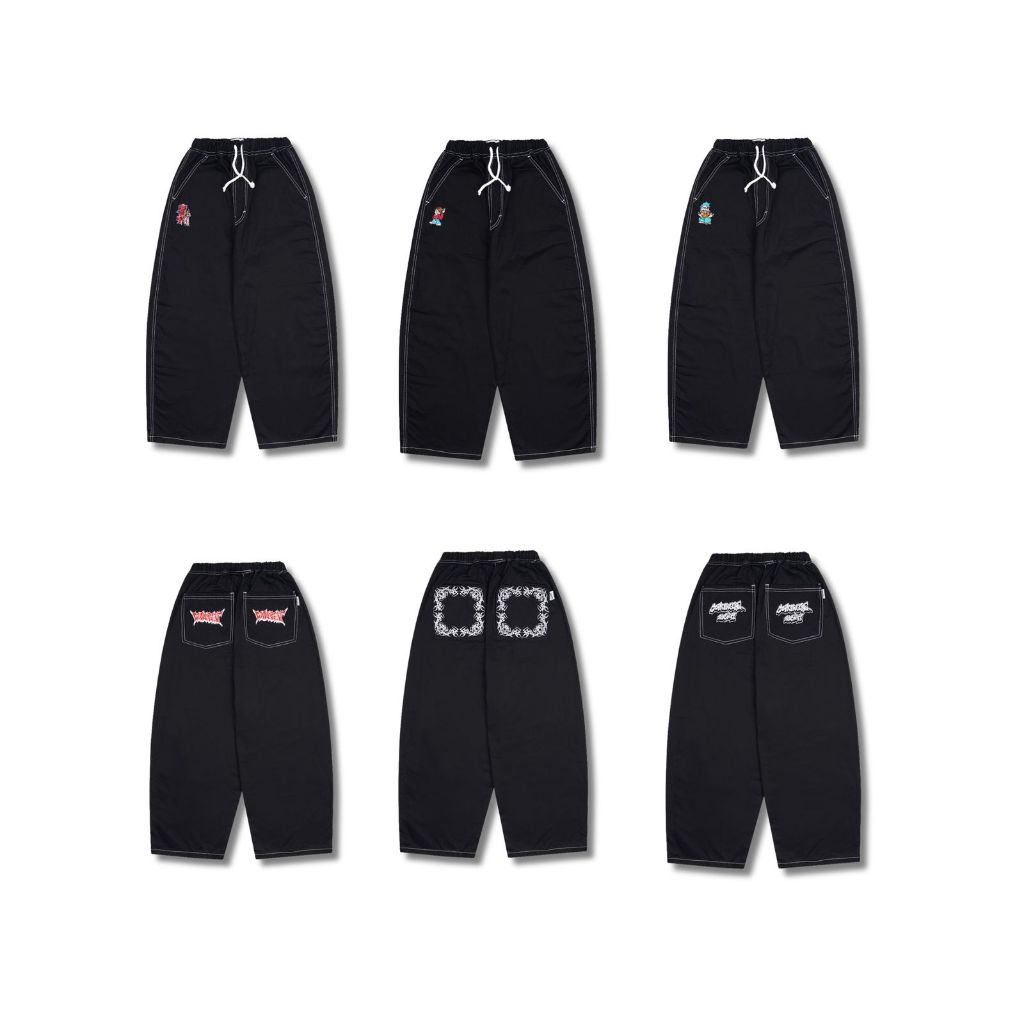 CONVERGENT - BAGGY PANTS JEANS BORDIR SERIES