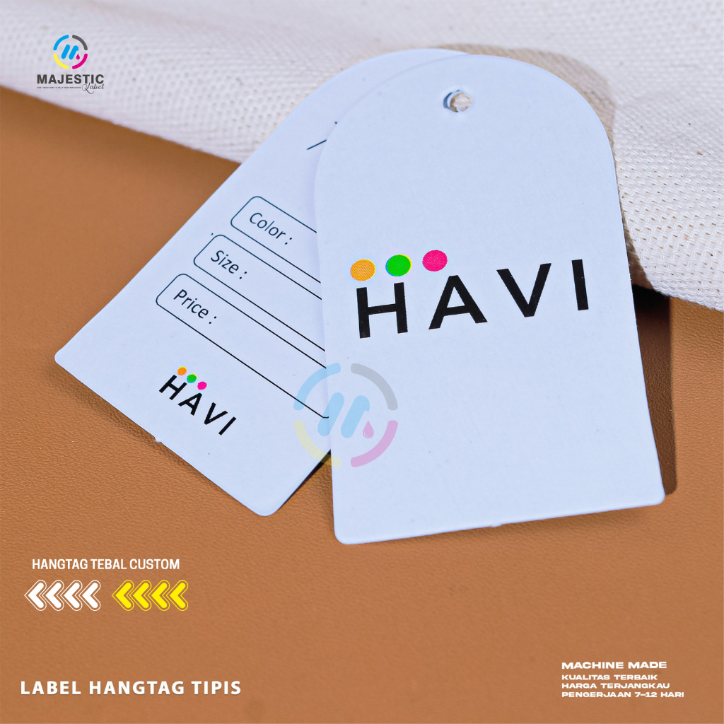 

( hangtag tipis 6.000 pcs 310 grm ) hangtag baju / label baju/ hangtag custom/ label kertas