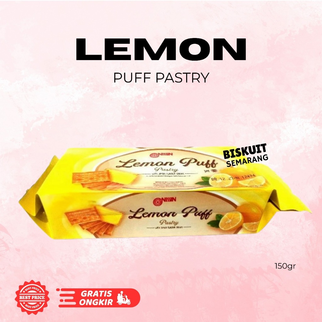 

Nissin Lemon Puff Pastry Biscuit 150gr BISKUIT SEMARANG