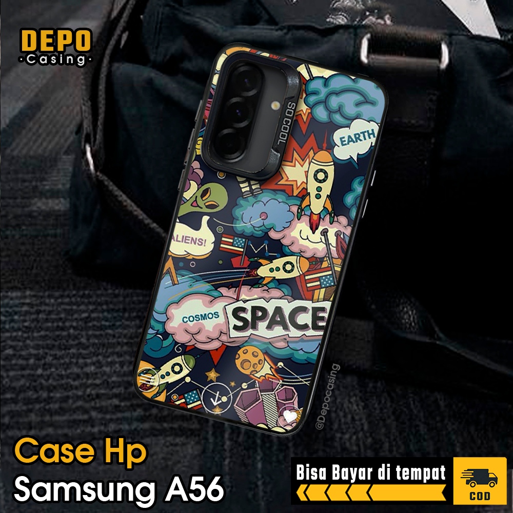 Casing Samsung A56 Depo Casing [AST2] Casing So Cool Premium Matte Softcase IMD Hybrid Hologram