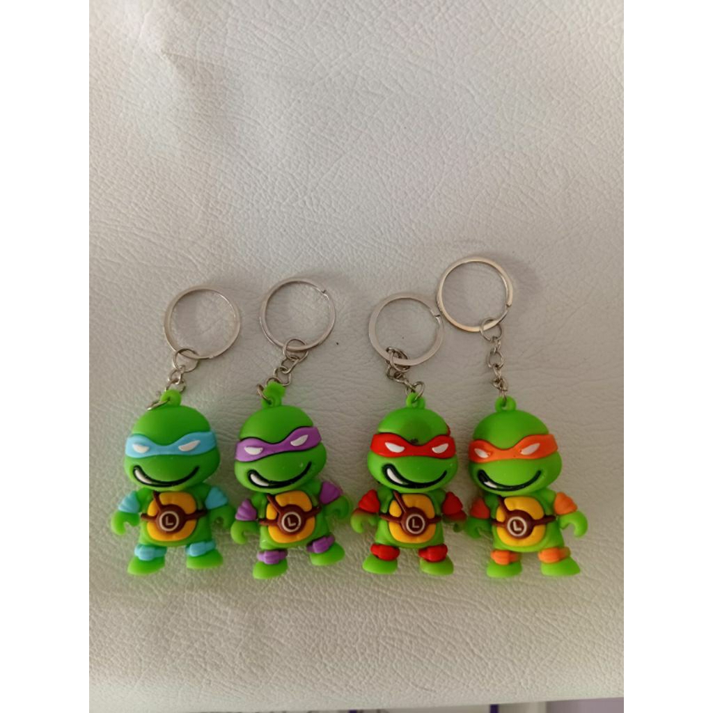 Mainan Action Figure Gantungan Kunci Ninja Turtle