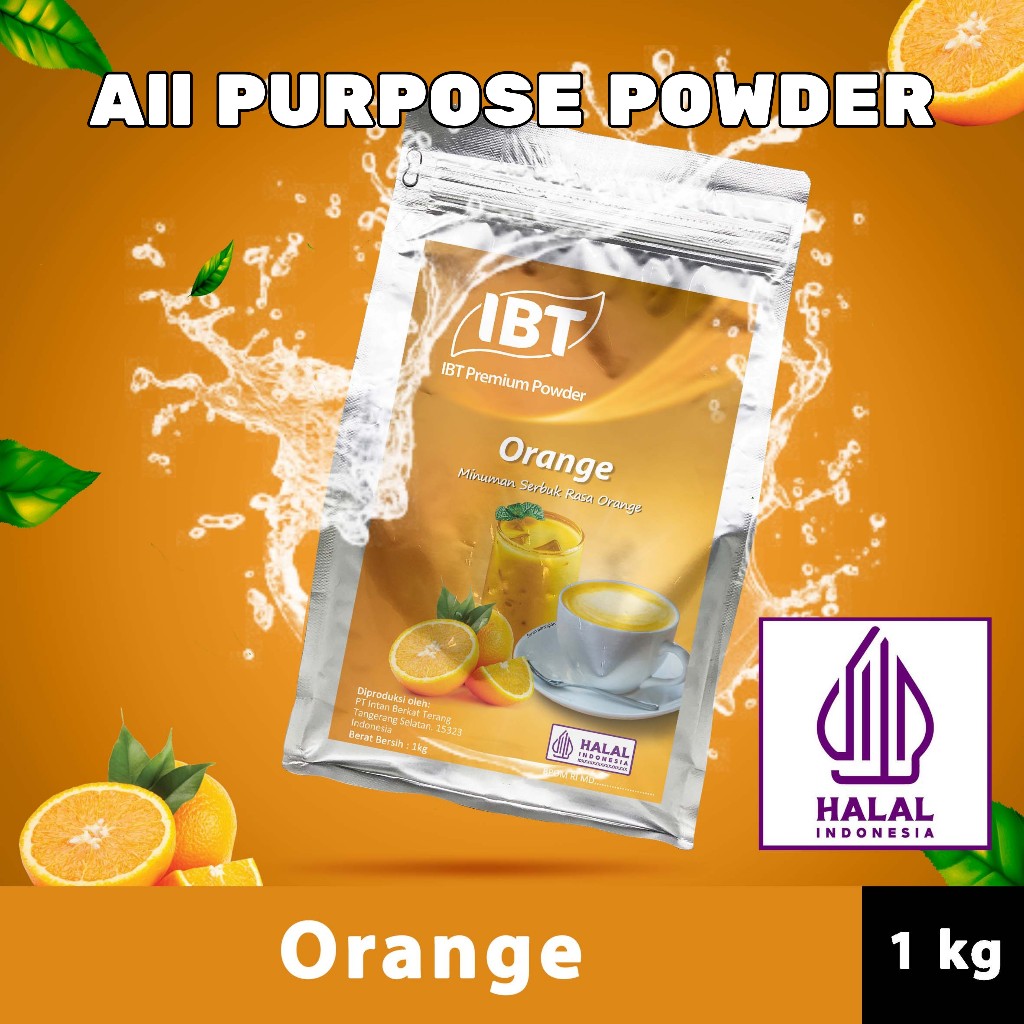 

Bahan Minuman Bubuk Jeruk. Orange Bubble Tea Drink Powder Bagus