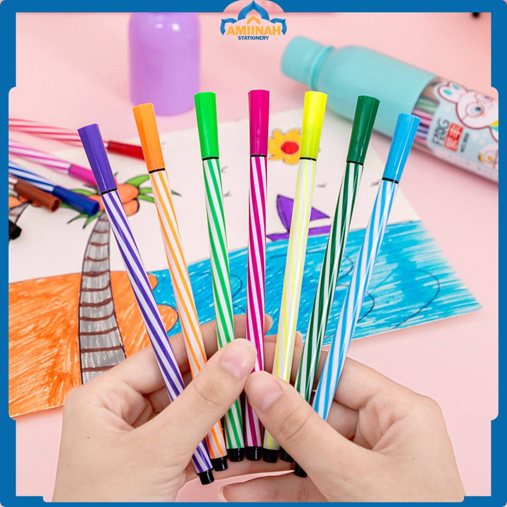 

Spidol Marker Warna Pena Kuas Menggambar Kerajinan Alat Tulis Kantor Sekolah / Spidol Warna Warni Alat Lukis Marker Pen Spidol Warna Alat Tulis Anak Amiinah Stationery A63