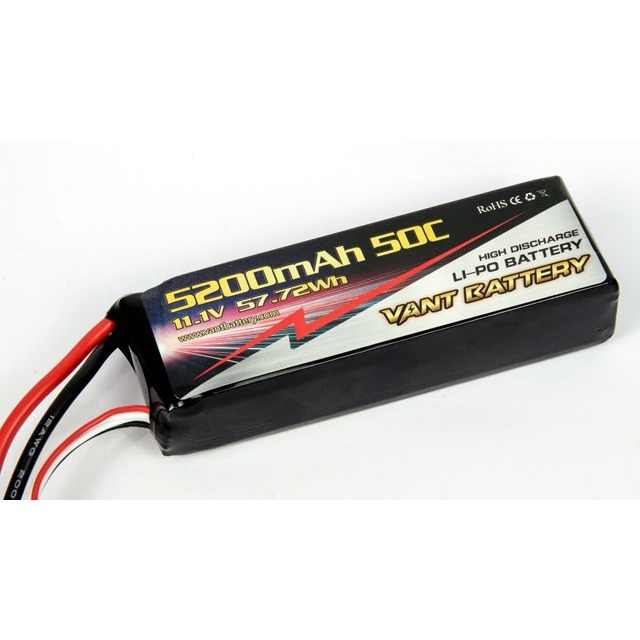 VANT 5200MAH 11.1V 50C LIPO BATTERY REMOTE CONTROL
