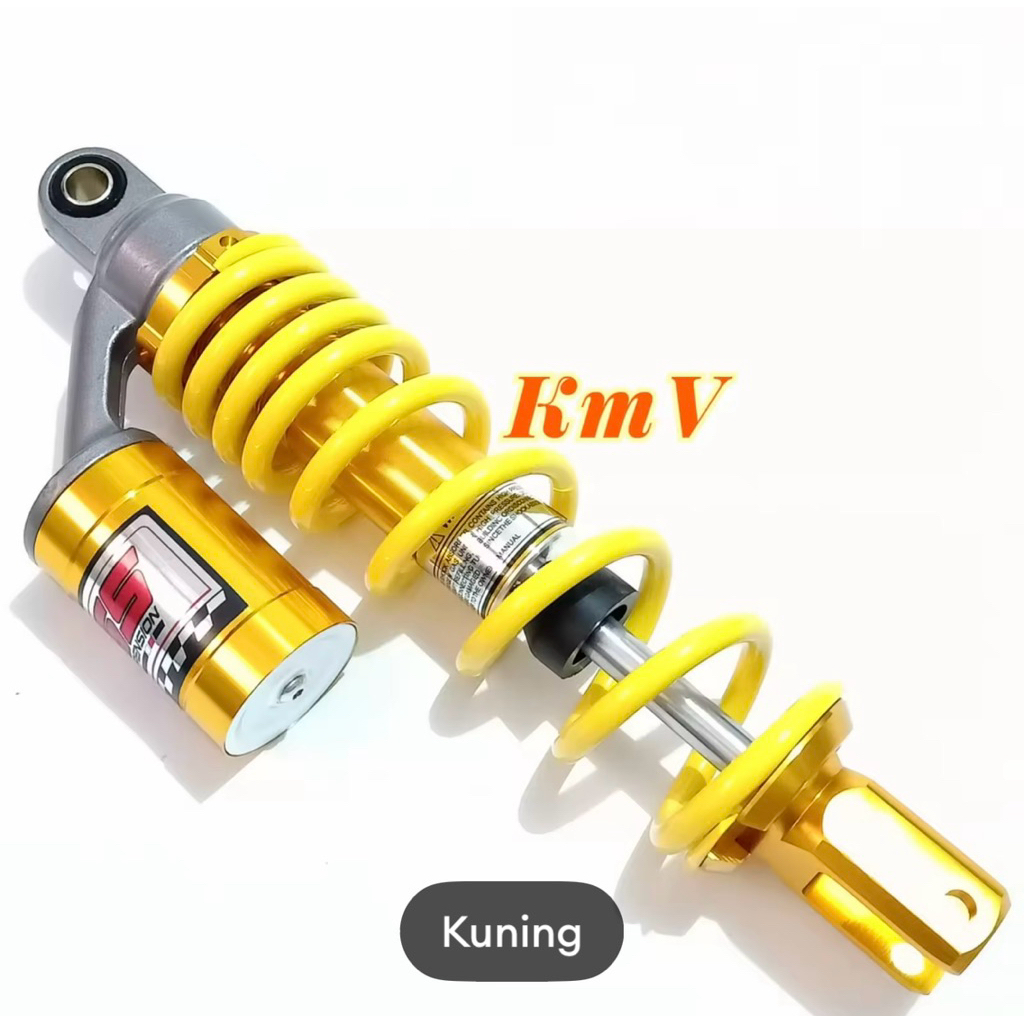 Shockbreaker / Shock Belakang Tabung Copy YSS 310MM Motor Beat Vario Scoopy Mio Soul Fino - Kuning