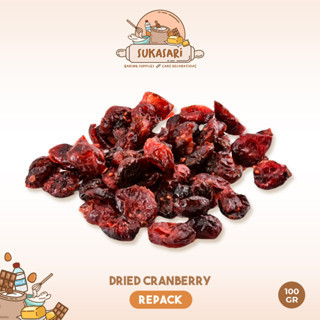 

Graceland Dried Cranberry 100gr Repack / Buah Cranberry Kering / Dried Cranberries