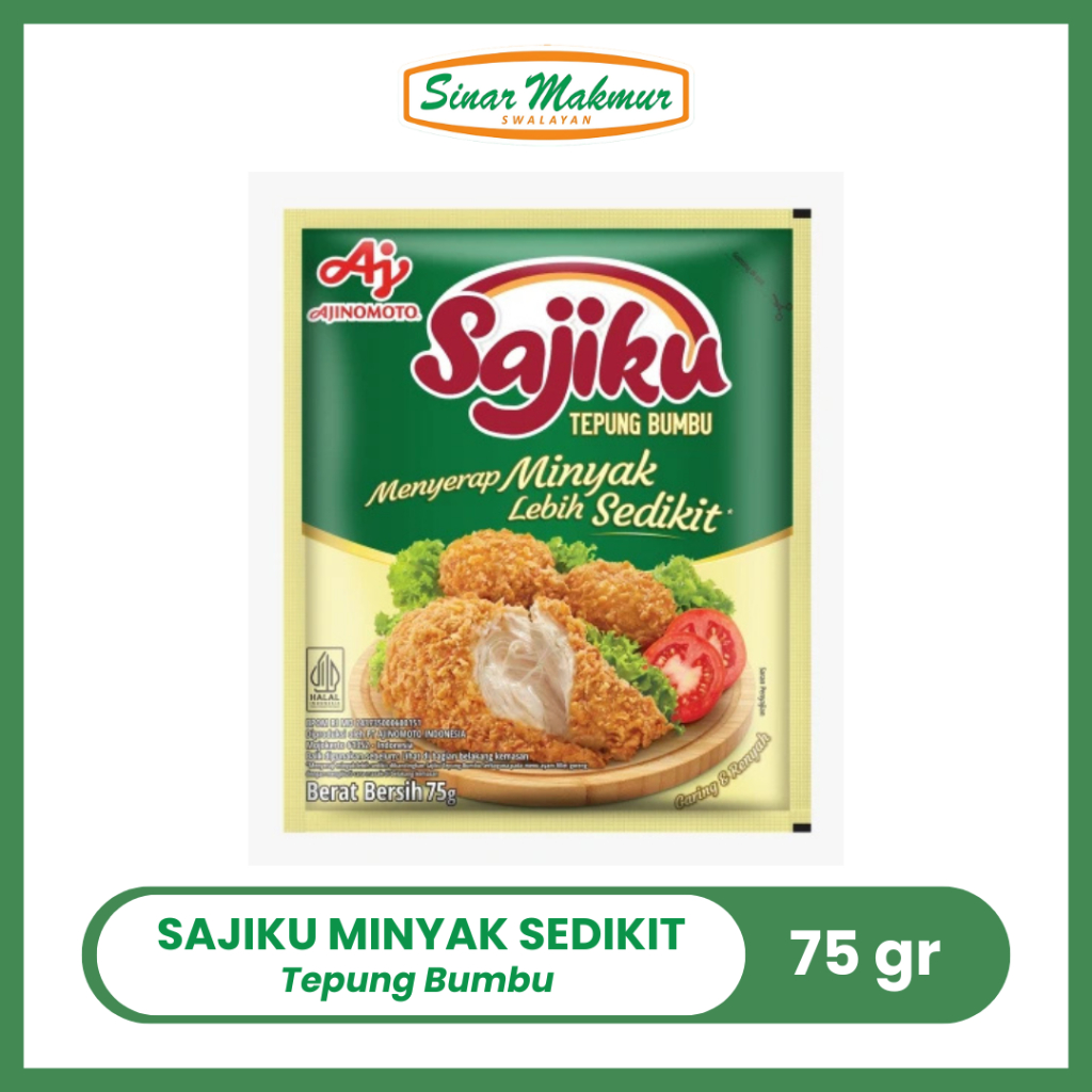 

Sajiku Tepung Bumbu Minyak Sedikit 75gr