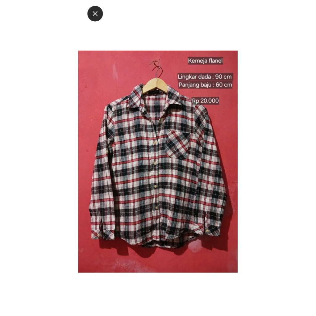 preloved flanel