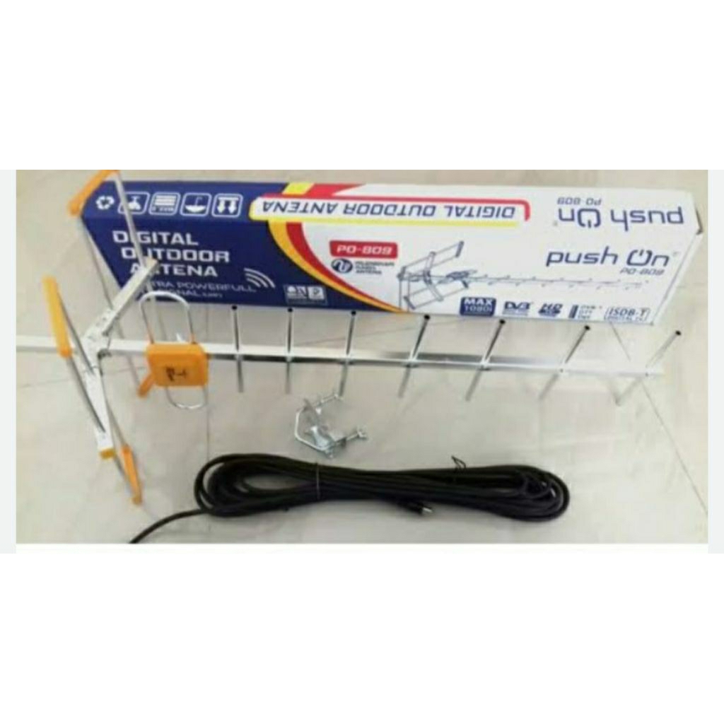 antena tv/antena digital/antena luar push on