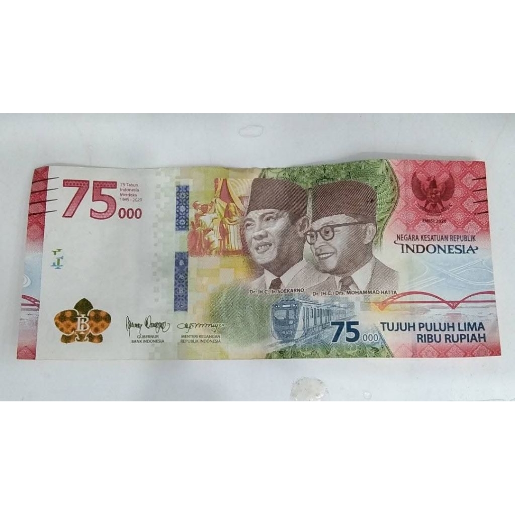 Uang 75rb Edisi kemerdekaan