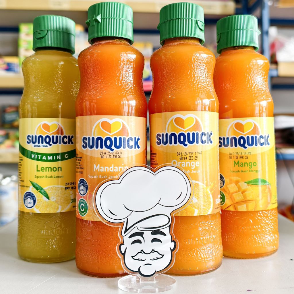 Sun Quick Manggo, Orange, Mandarin, Lemon 300Ml / SunQuick Orange / SunQuick Mandarin / SunQuick Lem