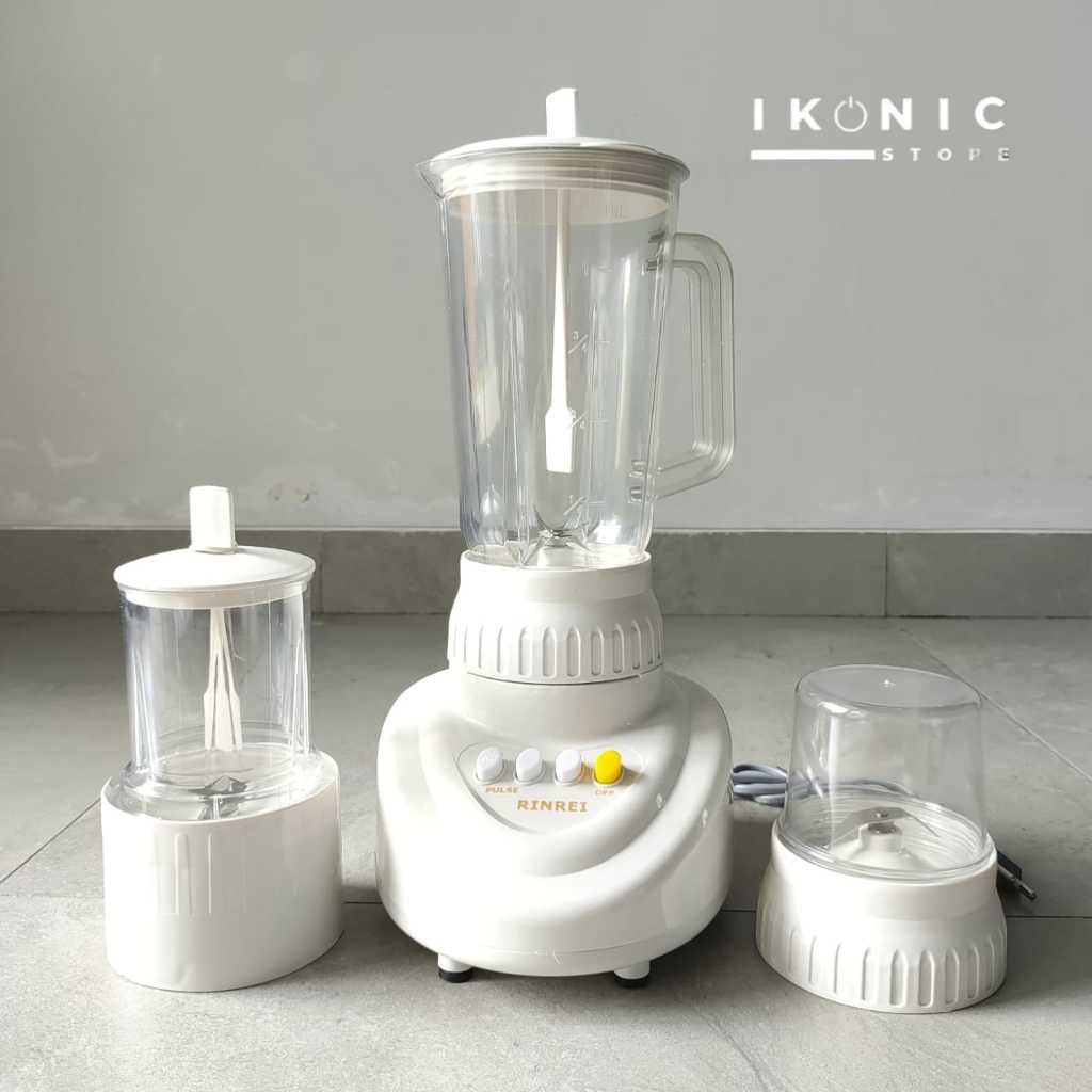 IKONIC Blender Plastik 3in1 Blender Rinrei BR-622C Original Bergaransi