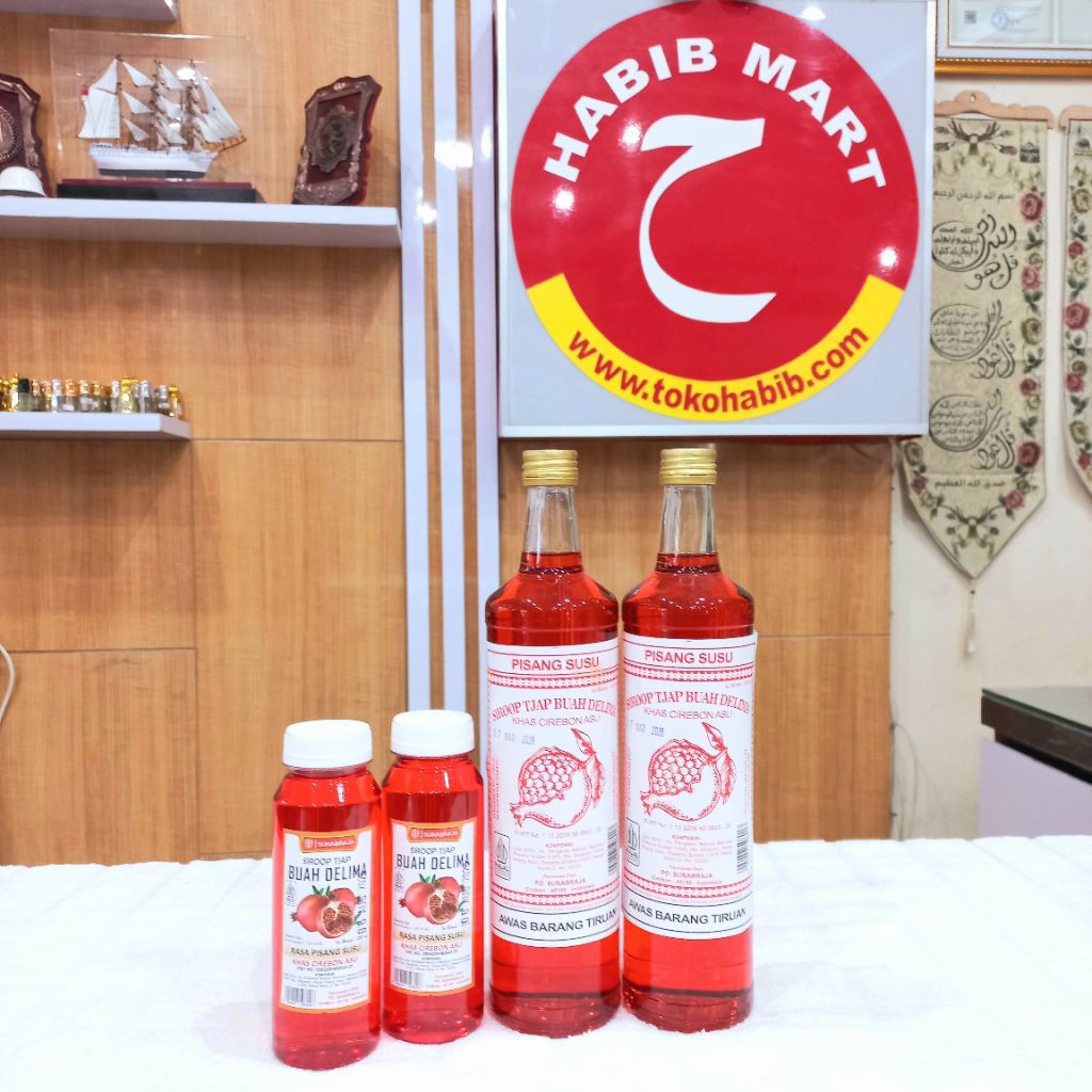 

Sirup Buah Delima Pisang Susu Khas Cirebon – Oleh-Oleh Asli dari Habib Mart
